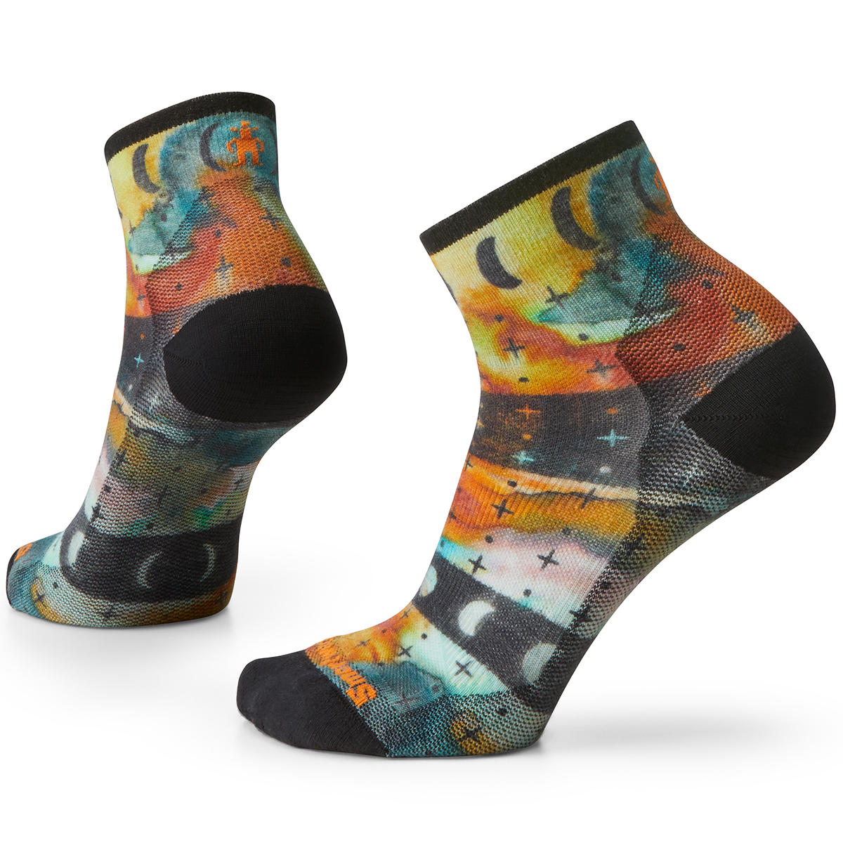 Smartwool Women's Bike Zero Cushion Celestial Print Ankle Socks