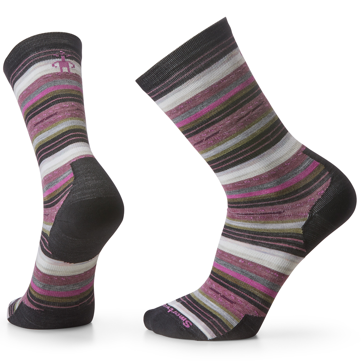 Smartwool Everyday Margarita Zero Cushion Crew Socks, BLACK