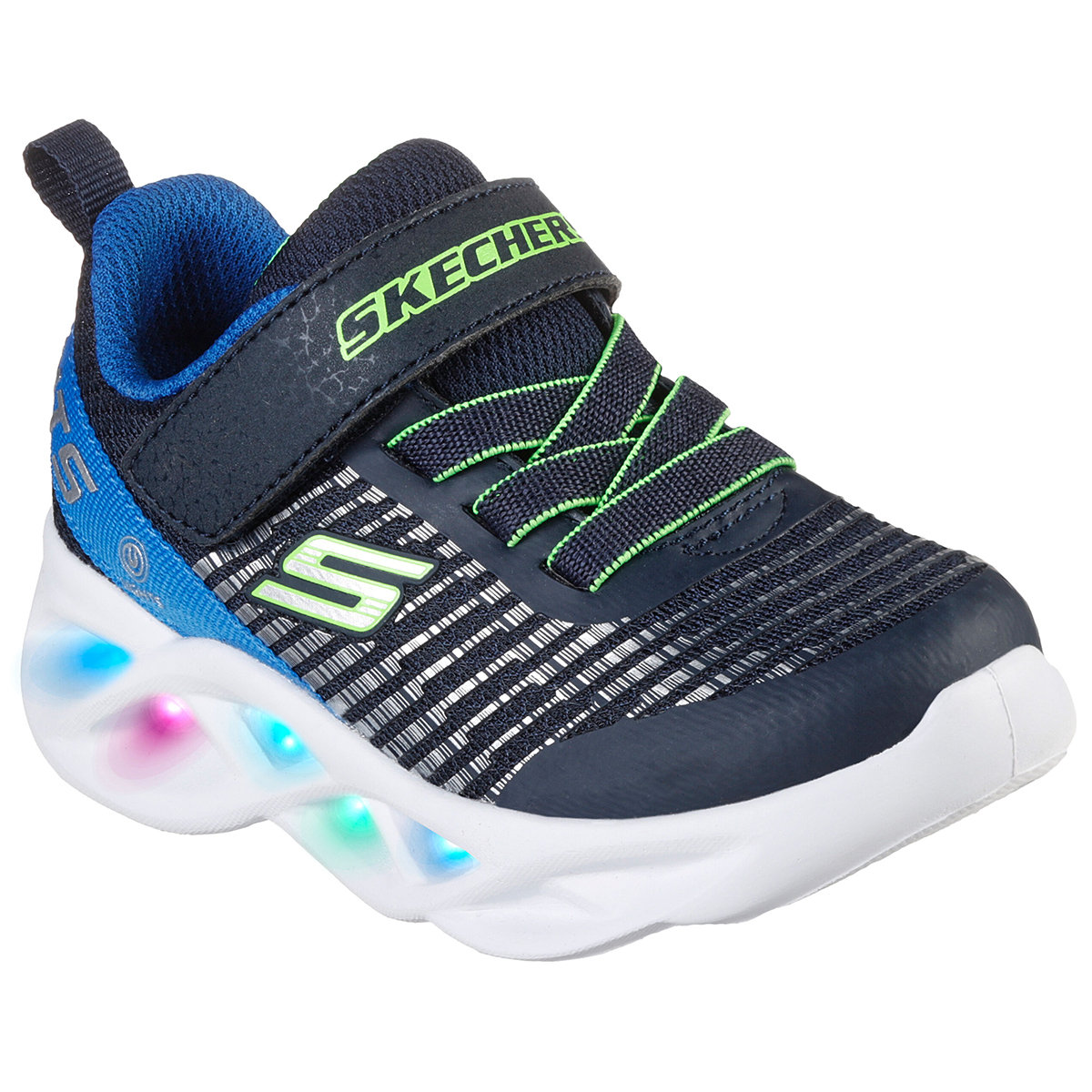 Skechers Infant/toddler Boys' Twisty Brights Novlo Shoes