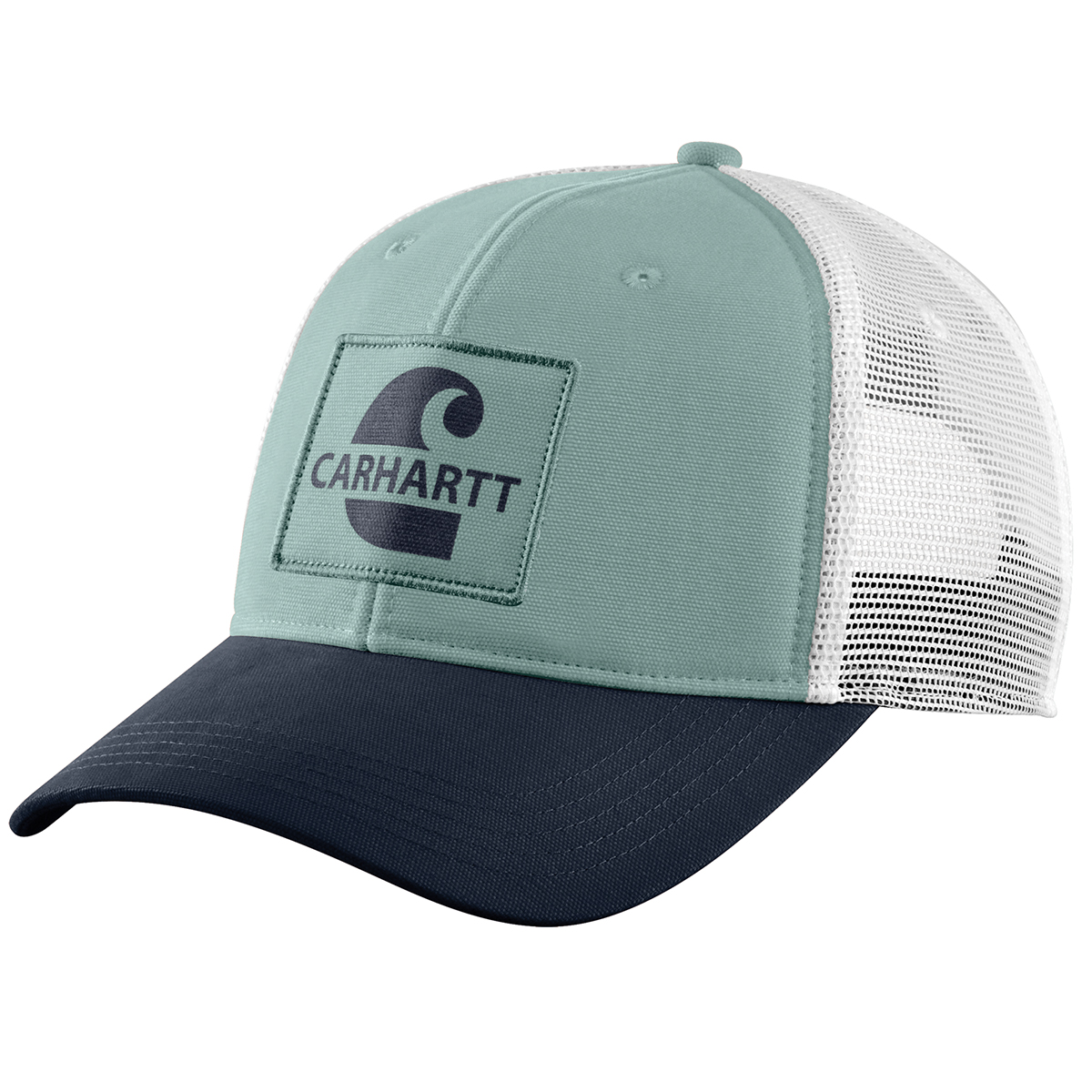 Adult Carhartt Rugged Flex Twill Mesh Back Logo Patch Snapback Hat