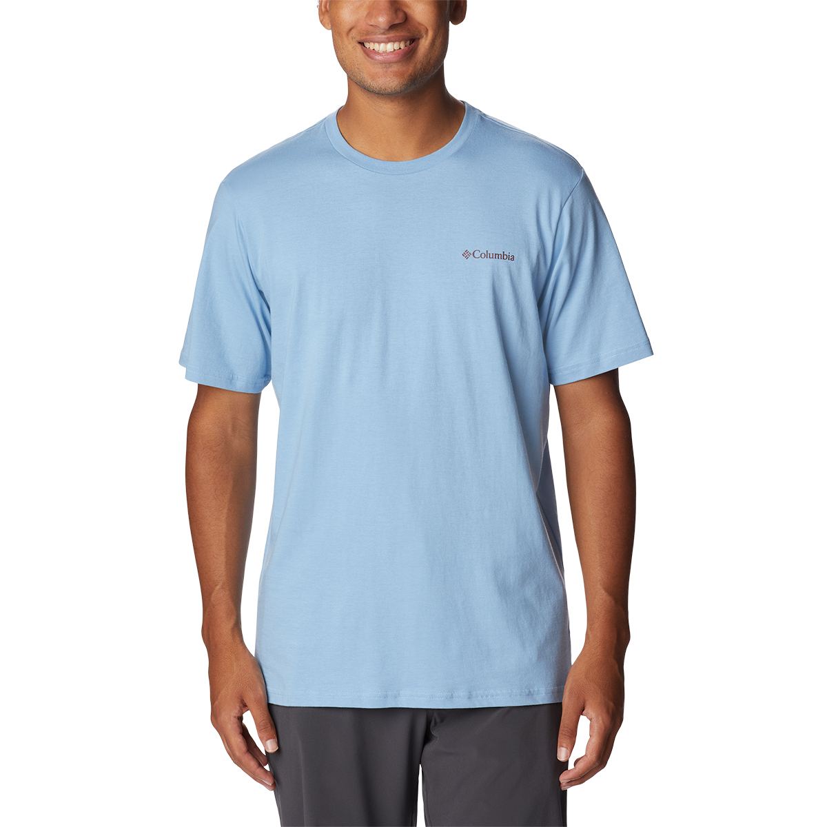 Columbia Men's Rockaway River Short-Sleeve Graphic Tee, BLUE