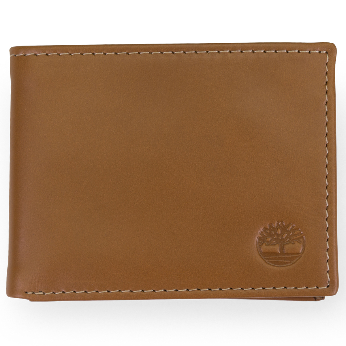 Timberland Men's Bifold Flip Id Passcase Wallet, Brown