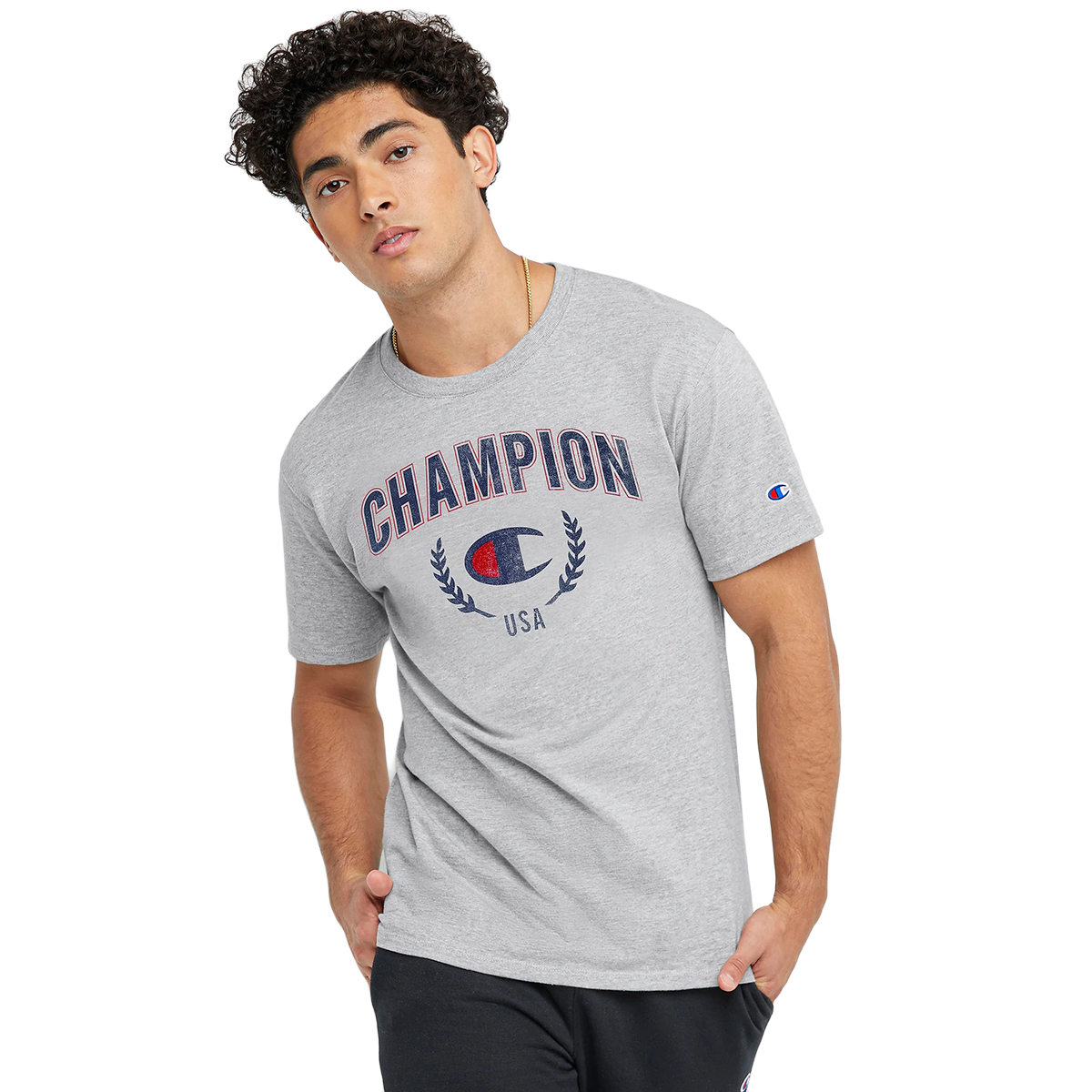 Champion Men's Classic Short-Sleeve Graphic Tee