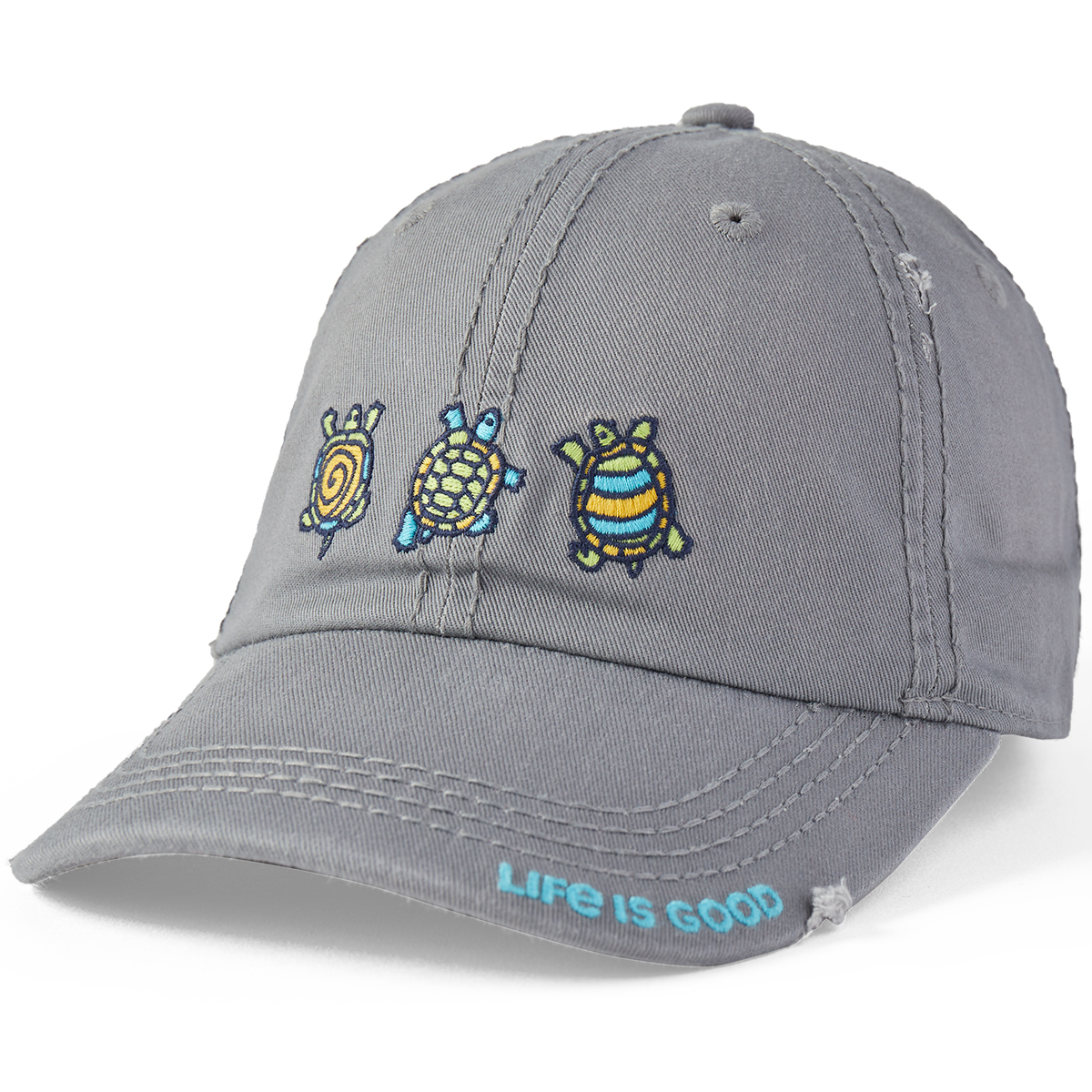 Life Is Good Women's Peace Turtles Sunwashed Chill Cap