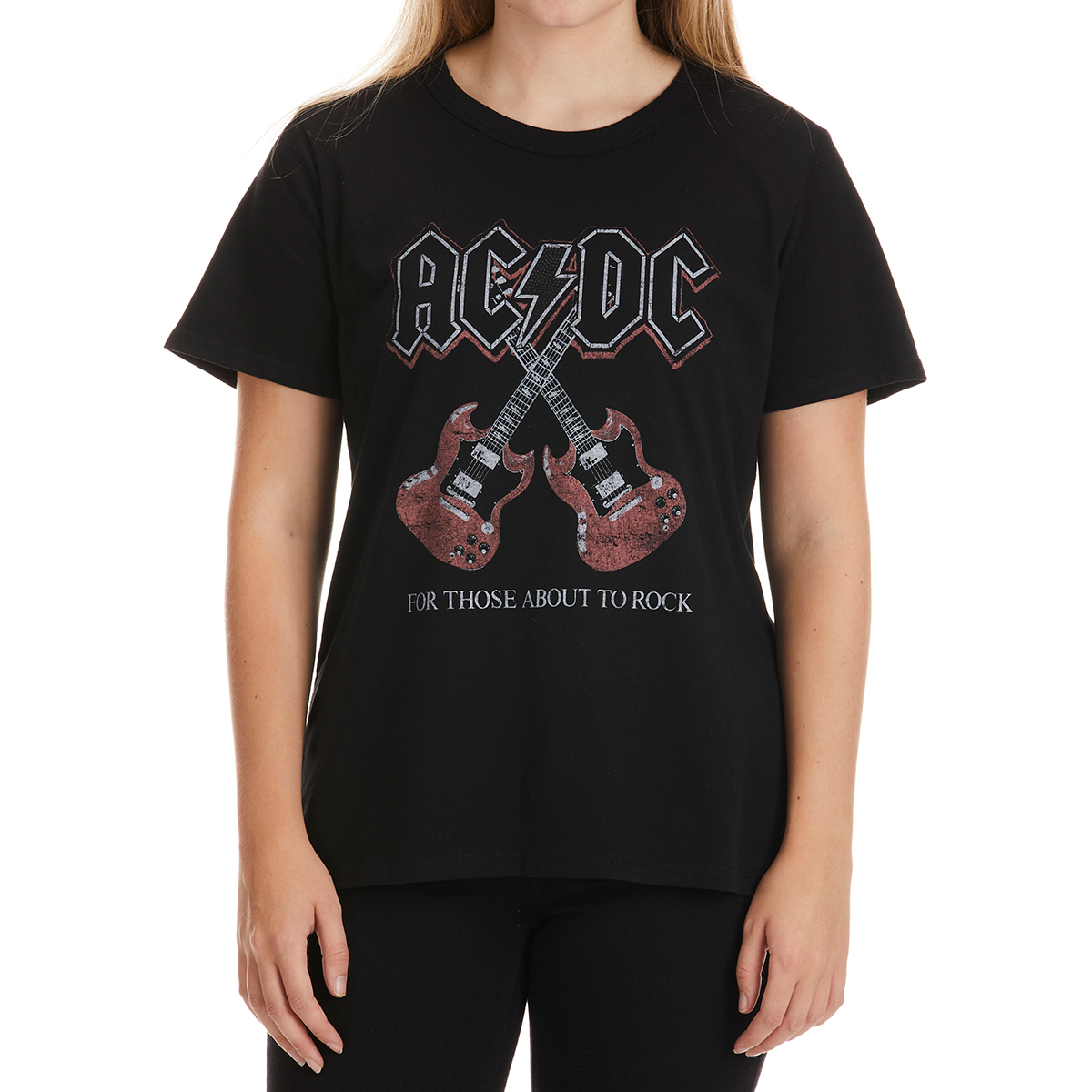 Ac/dc Juniors' For Those About To Rock Short-Sleeve Graphic Tee -  Hybrid, Z000188JAC875Q