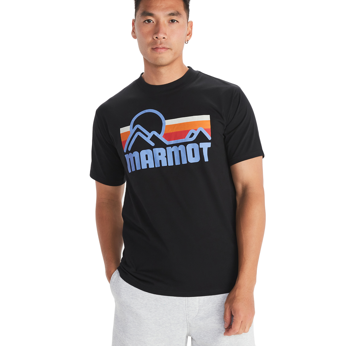 Marmot Men's Coastal Short-Sleeve Tee, BLACK