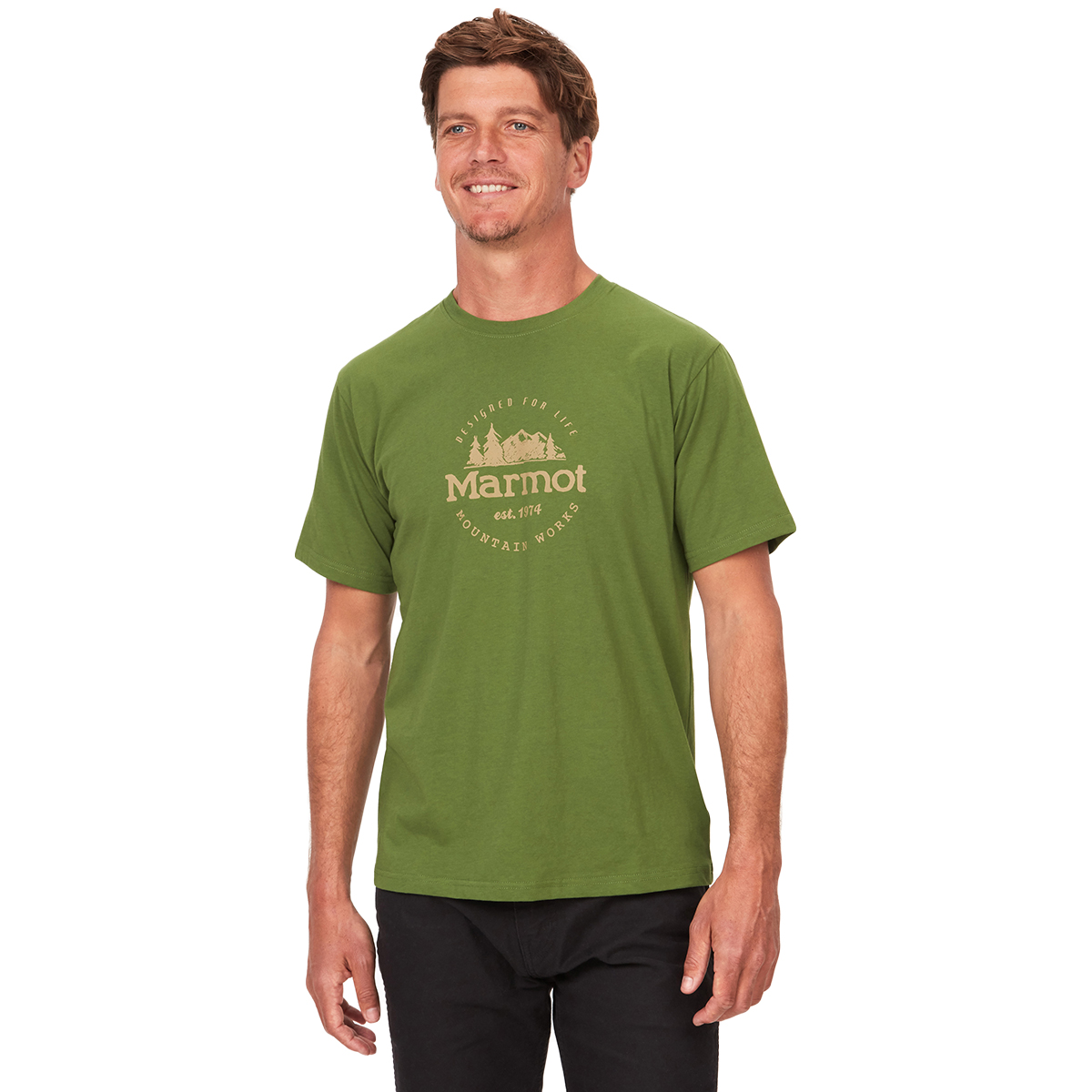 Marmot Men's Culebra Peak Short-Sleeve Tee, Green