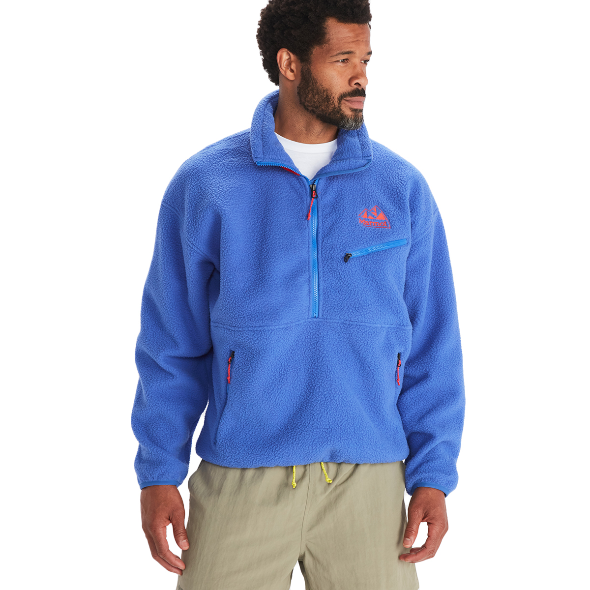 Marmot Men's '94 E.c.o. Recycled Fleece, Blue