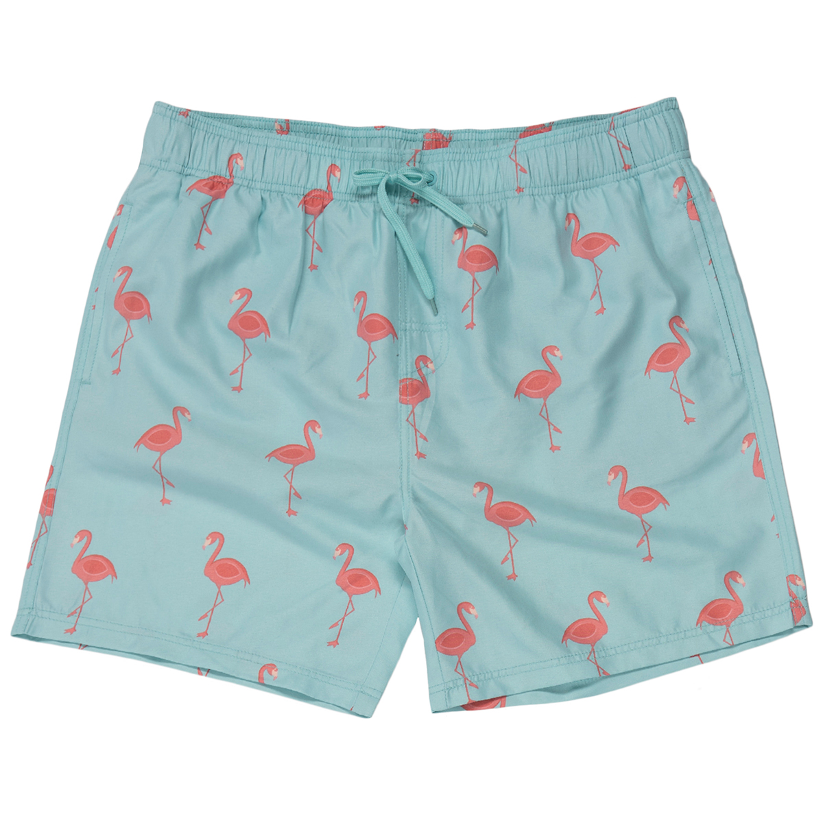 Burnside Young Men's Flamingo 17" Volley Swim Shorts, BLUE