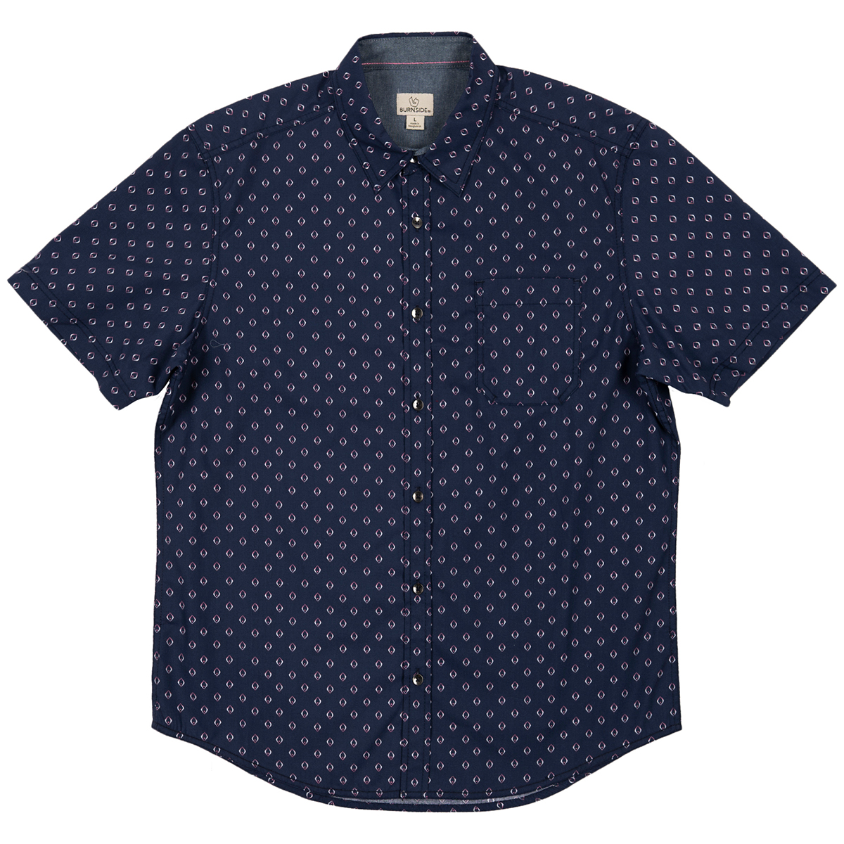 Burnside Young Men's Short-Sleeve Button Down Shirt