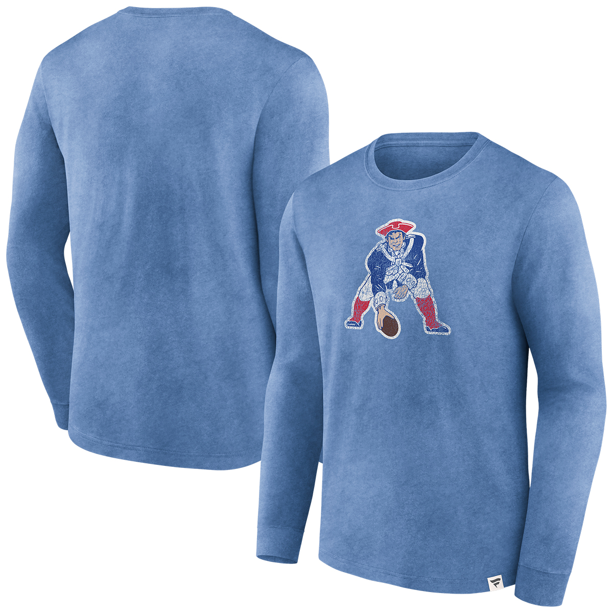 New England Patriots Men's Fanatics Retro Long-Sleeve Tee