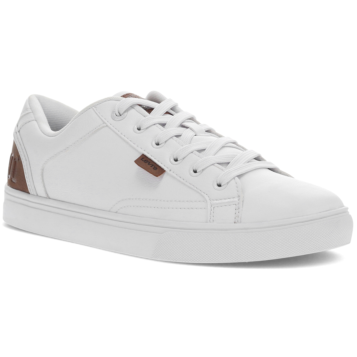 Levi's Men's Jeffrey Sneaker Shoes, WHITE