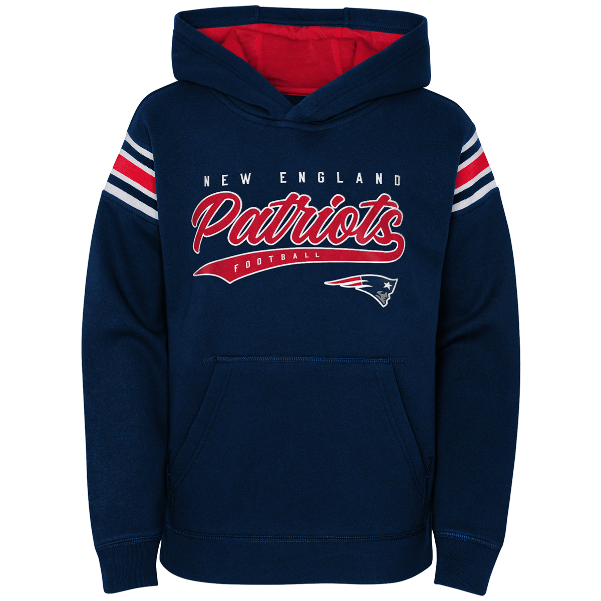 New England Patriots Boys' Outerstuff Hall Of Fame Pullover Hoodie