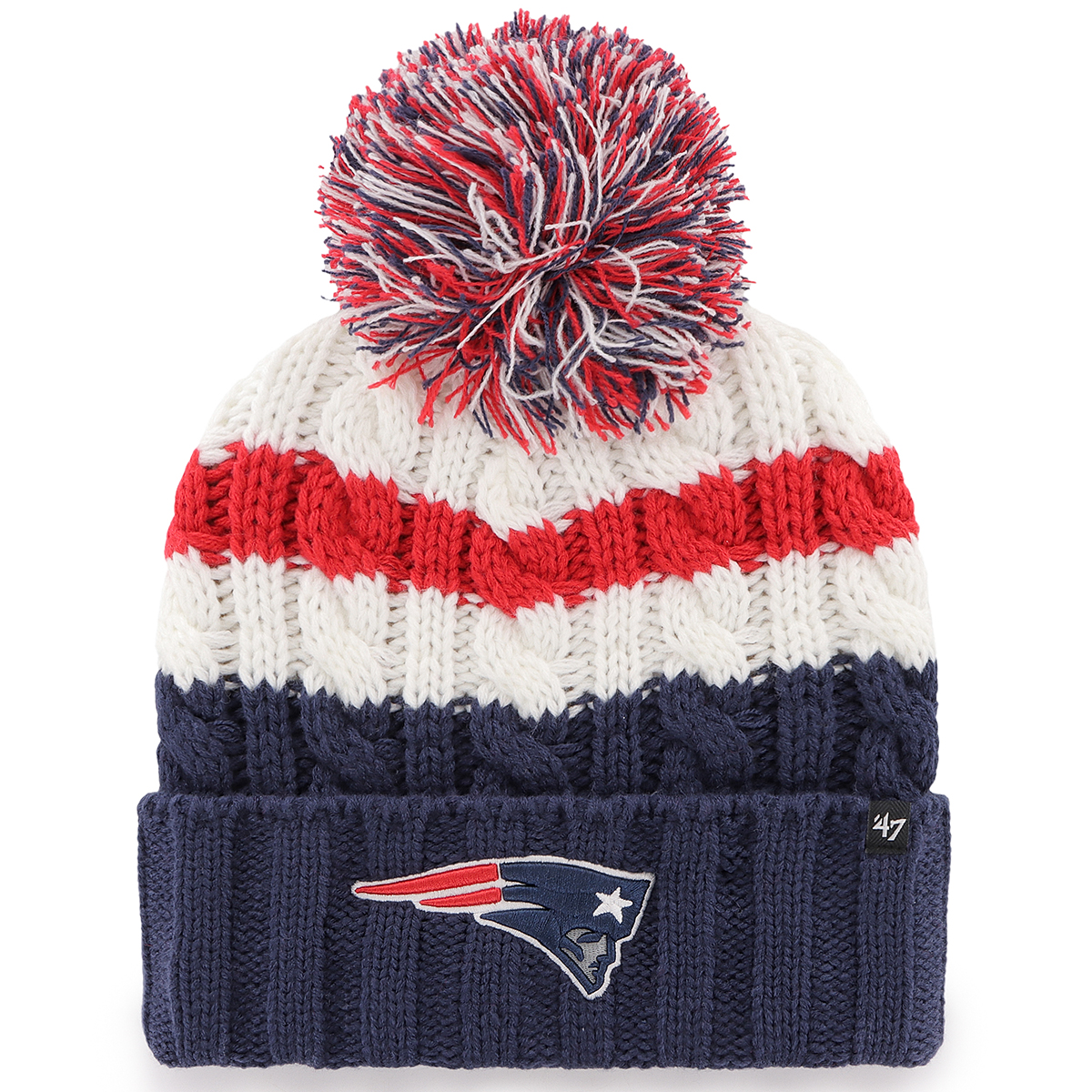 New England Patriots Women's '47 Ashfield Cuff Knit Hat