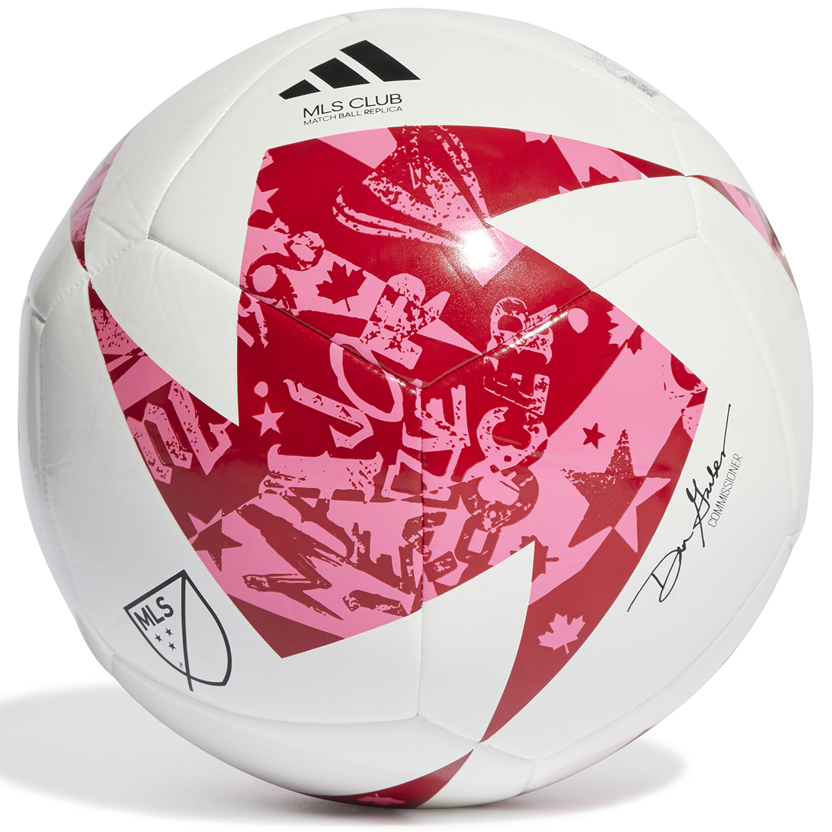 Adidas Mls Club Soccer Ball, Size 4, White
