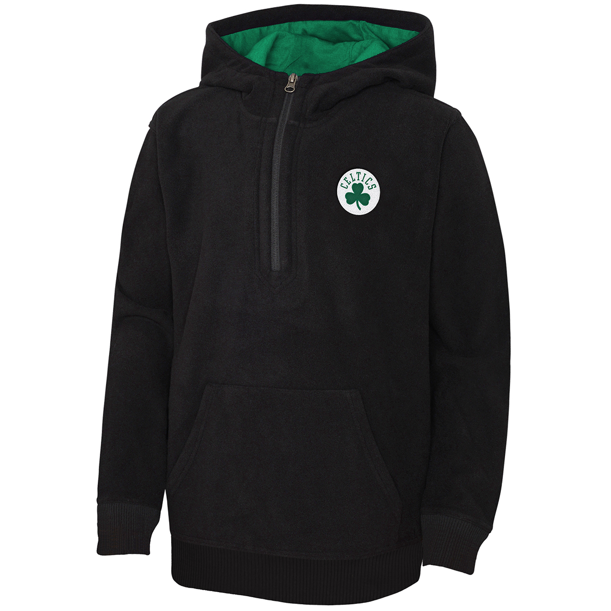 Boston Celtics Boys' Outerstuff Crossover 1/4-Zip Sweatshirt