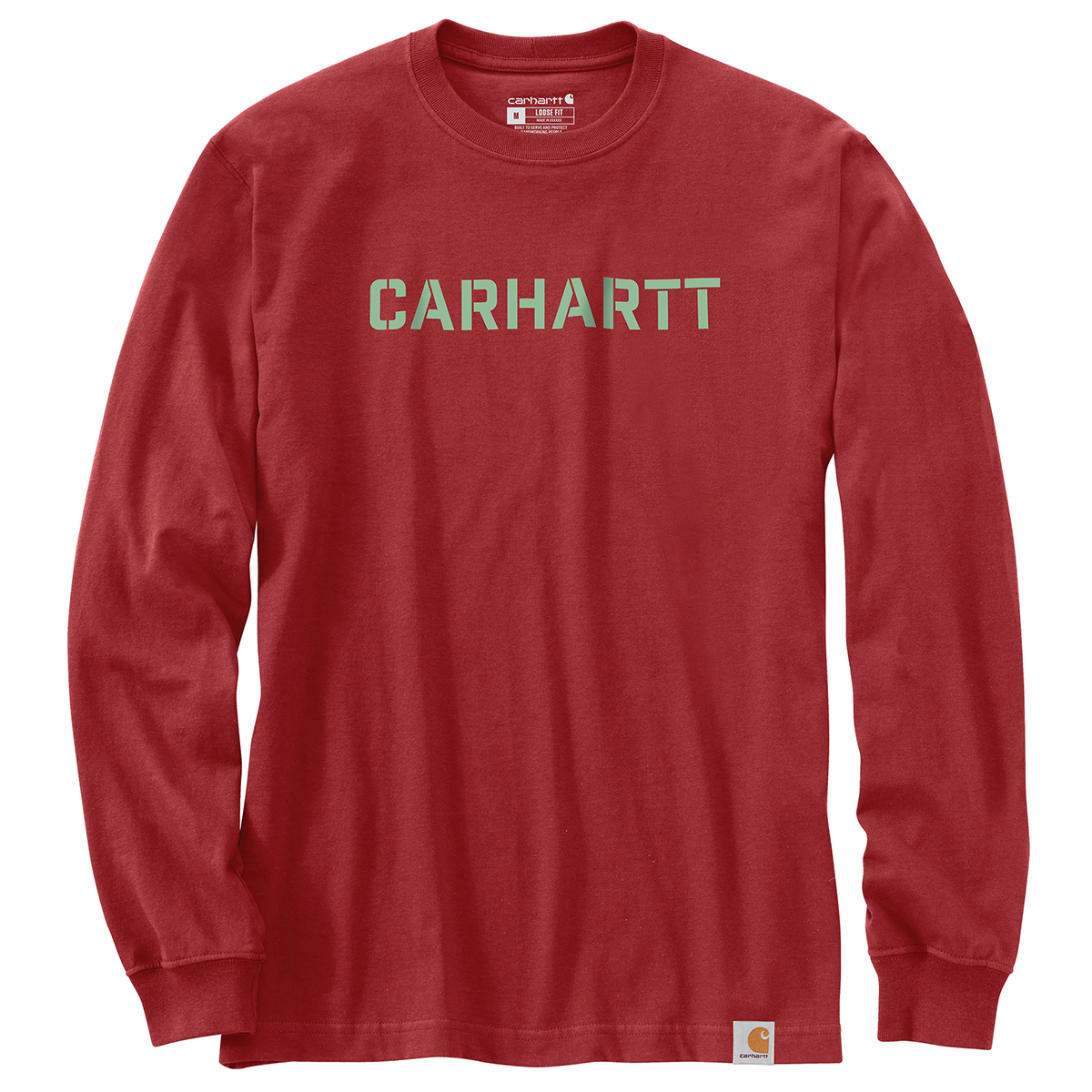 Carhartt Men's 105951 Heavyweight Loose Fit Long-Sleeve Graphic Tee