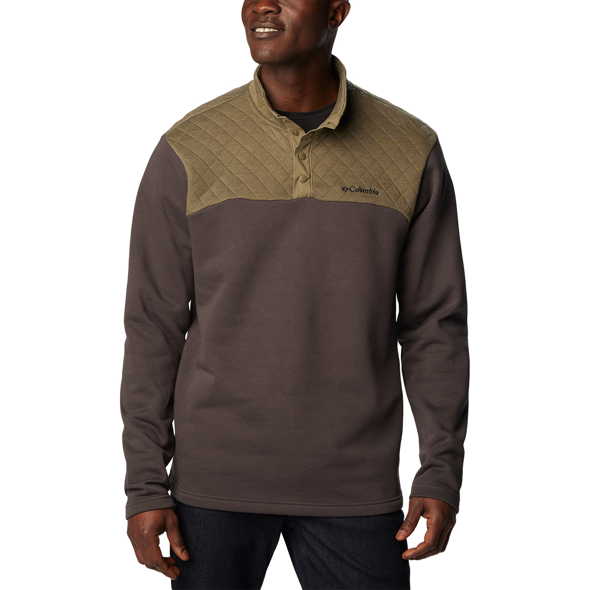 Columbia Men's Hart Mountain Quilted Half-Snap Pullover