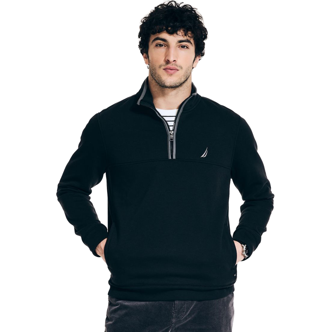 Nautica Men's Quarter-Zip Pullover