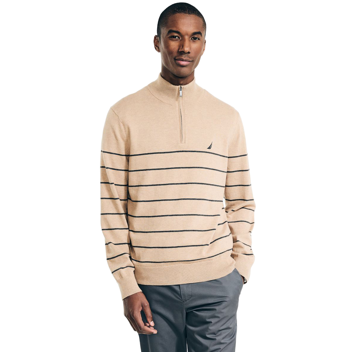 Nautica Men's Navtech 1/4-Zip Pullover Sweater