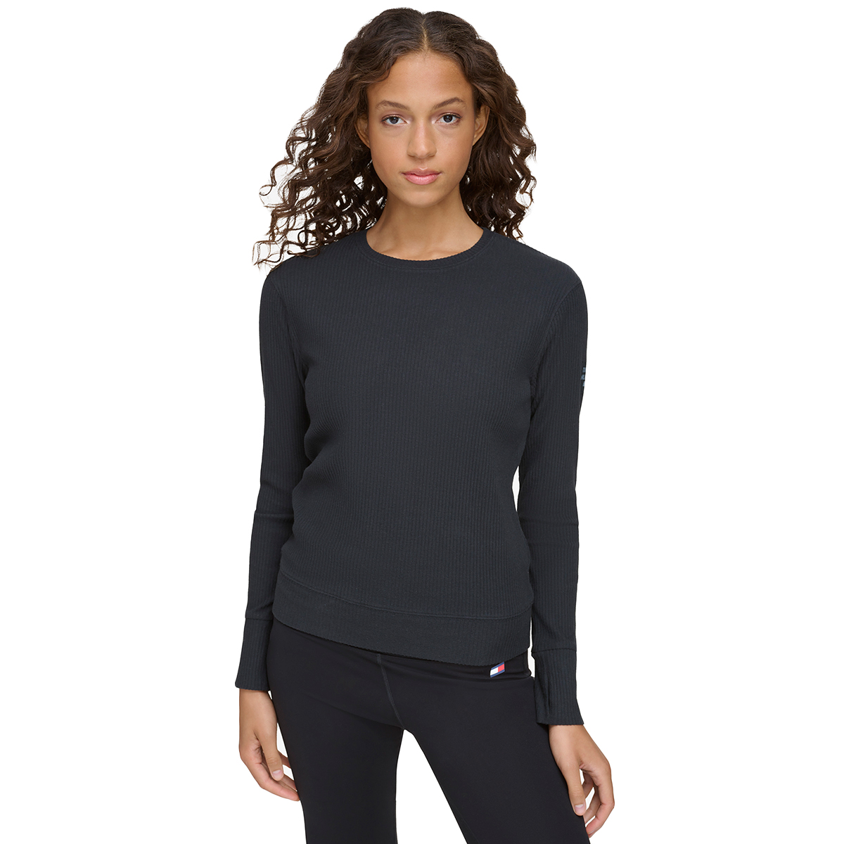 Tommy Hilfiger Women's Long-Sleeve Brushed Crew