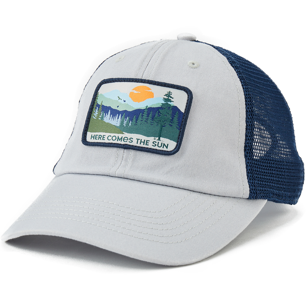 Life Is Good Men's Here Comes The Sun Soft Mesh-Back Cap