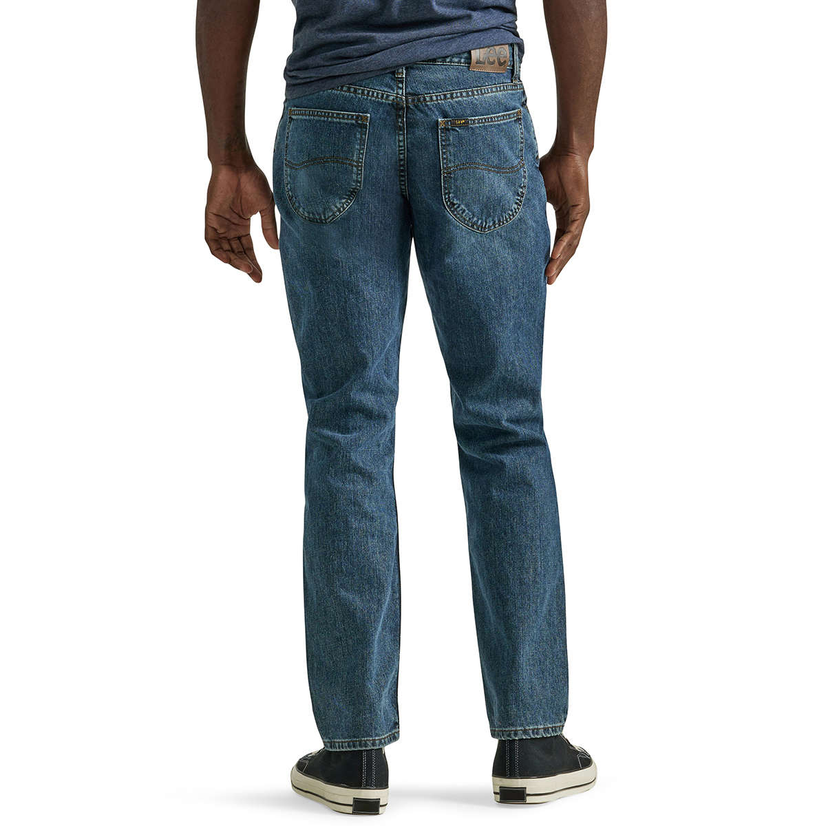 Lee Men's Legendary Relaxed Straight Jean, Bosun, 28W x 30L at  Men's  Clothing store