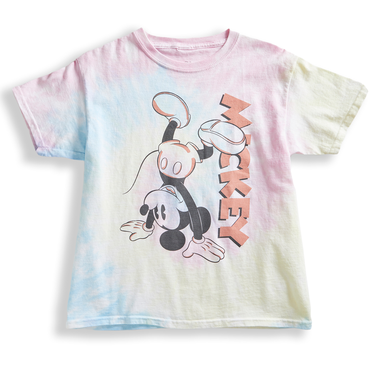 Disney Girls' Mickey Handstand Short-Sleeve Tee, Various Patterns