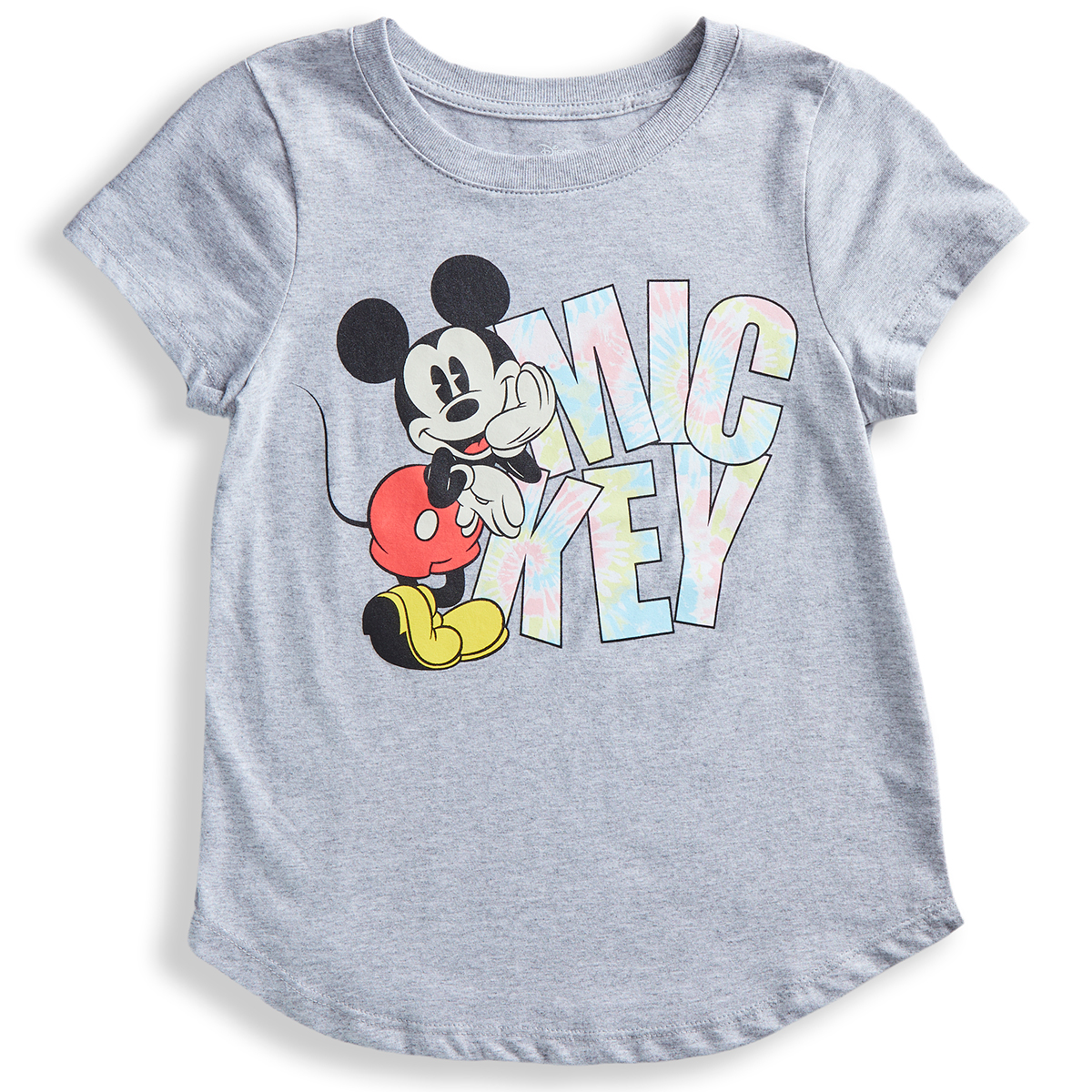 Disney Girls' Mickey Tye Dye Short-Sleeve Tee