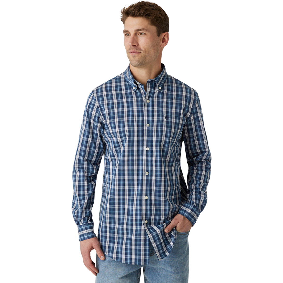 Chaps Men's Stretch Easy Care Shirt