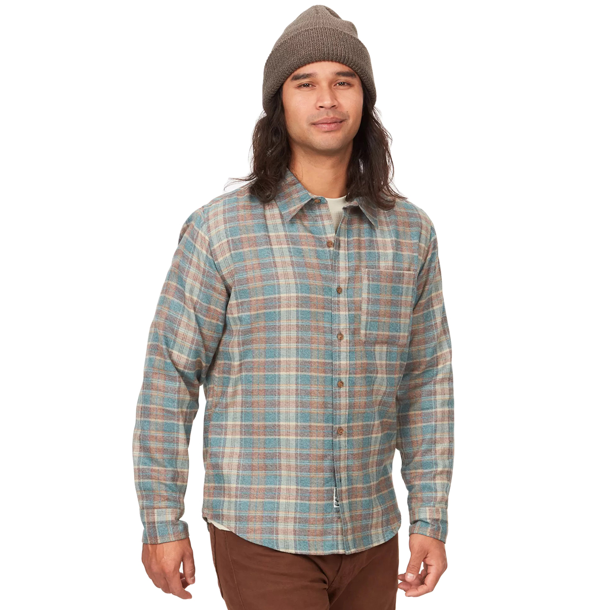 Marmot Men's Fairfax Novelty Heathered Lightweight Flannel Shirt