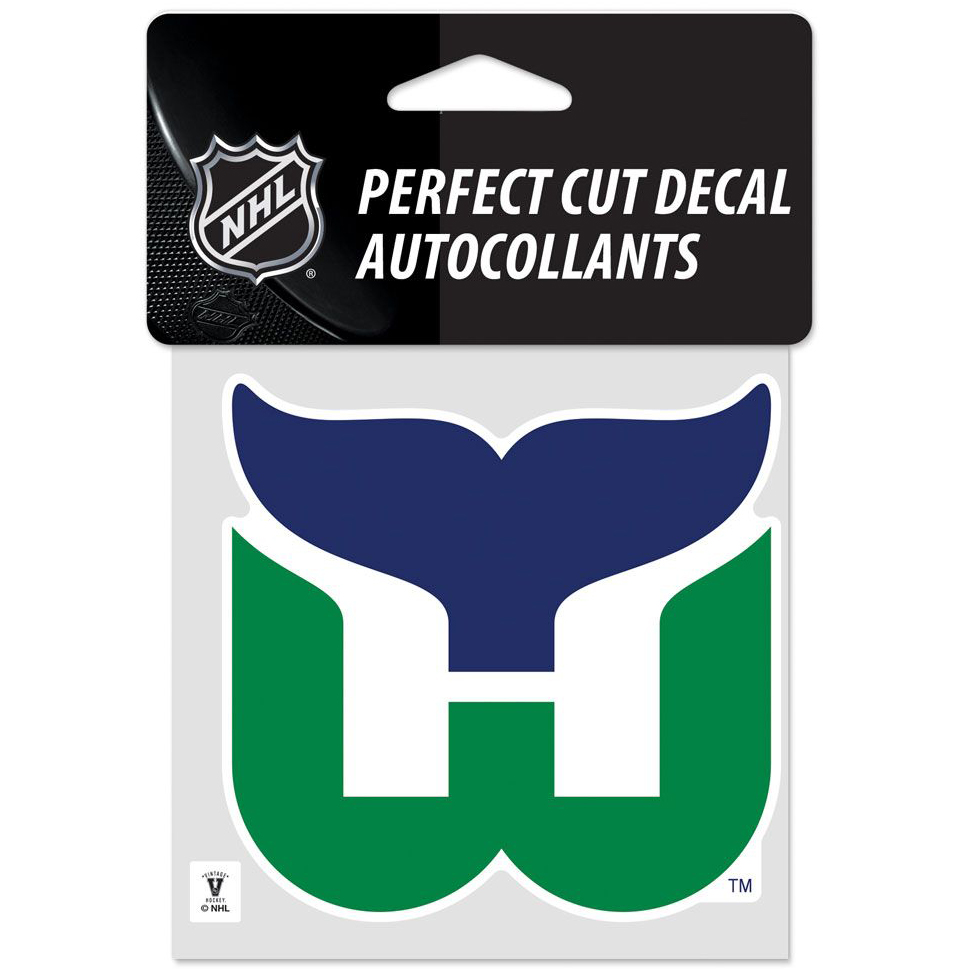 Hartford Whalers Perfect Cut Color Decal