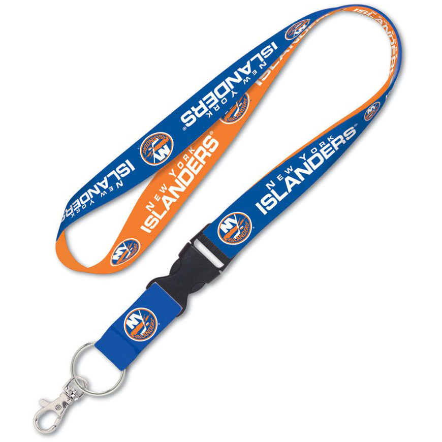 New York Islanders Lanyard W/ Detachable 1" Buckle, Various Patterns