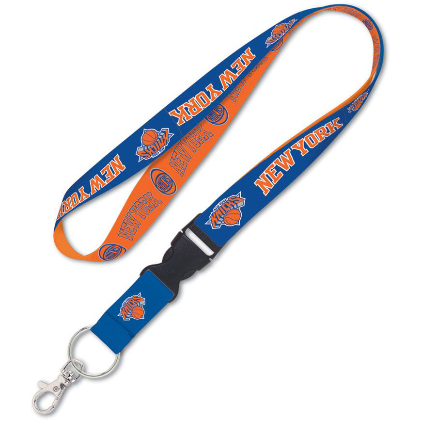 New York Knicks Lanyard W/ Detachable 1" Buckle, Various Patterns