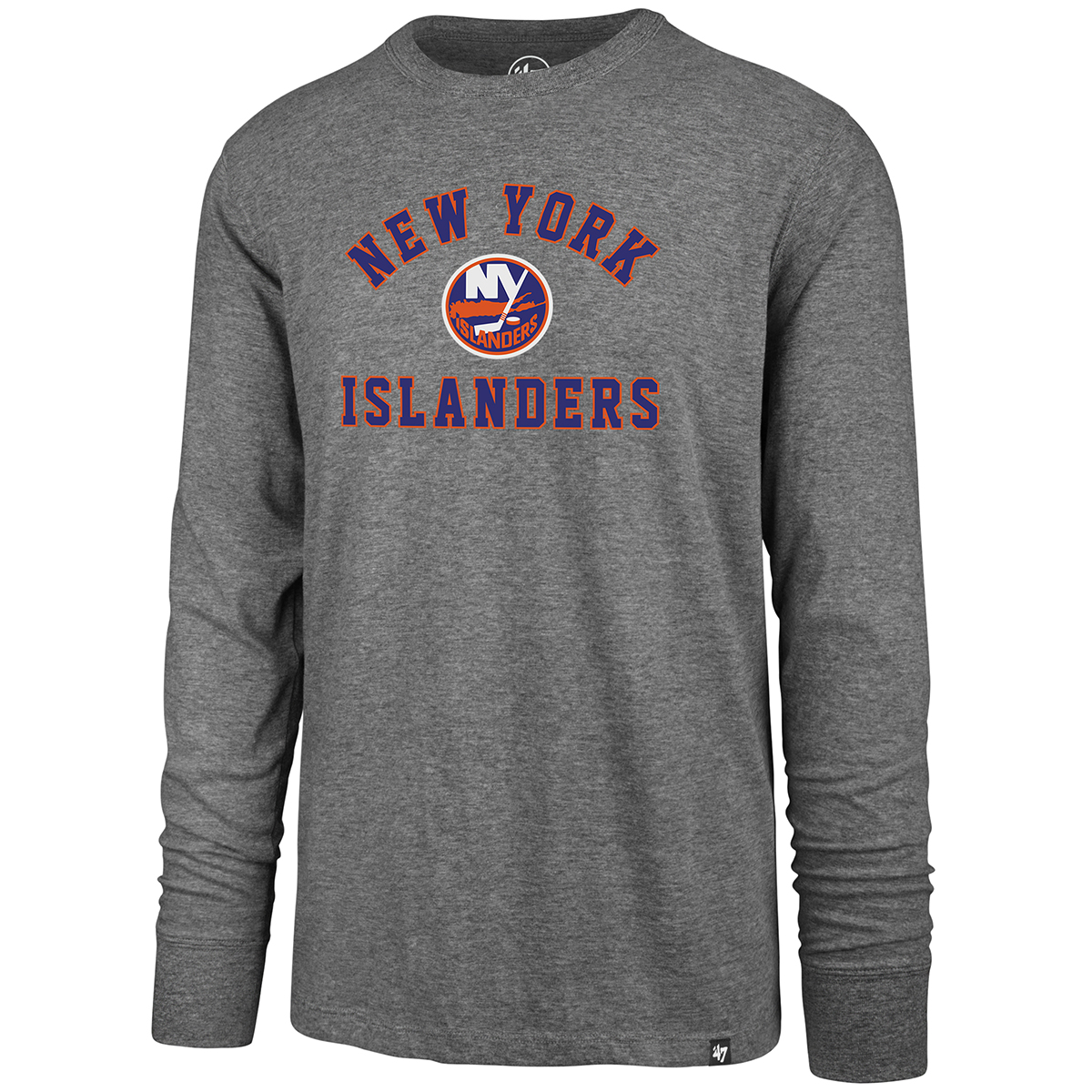 New York Islanders Men's '47 Varsity Arch Super Rival Long-Sleeve Tee