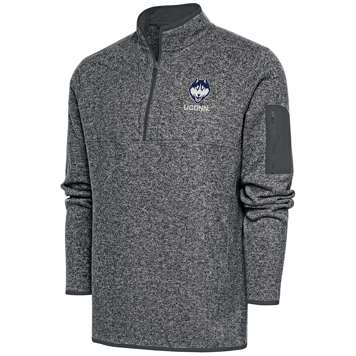 Uconn Men's Antigua Fortune 1/2-Zip Pullover