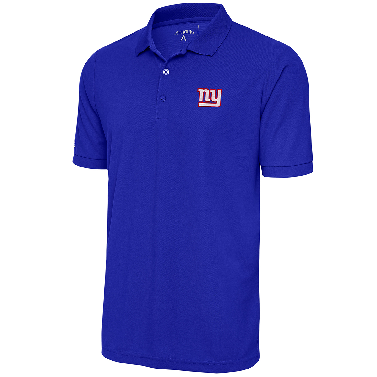 New York Giants Men's Antigua Legacy Short-Sleeve Pique Polo, Blue