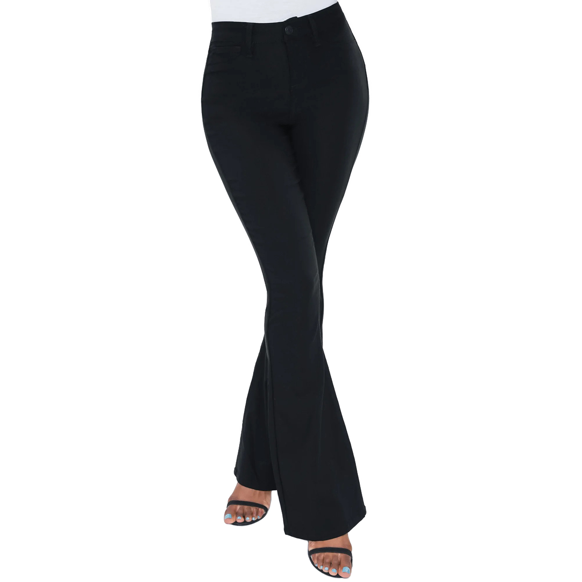 YMI Juniors' Hyperstretch Forever Flare Pants