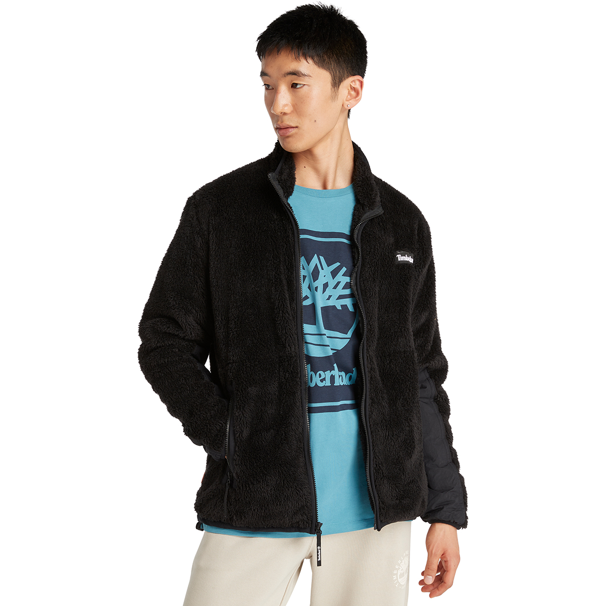 Timberland Men's High-Pile Full-Zip Fleece Jacket