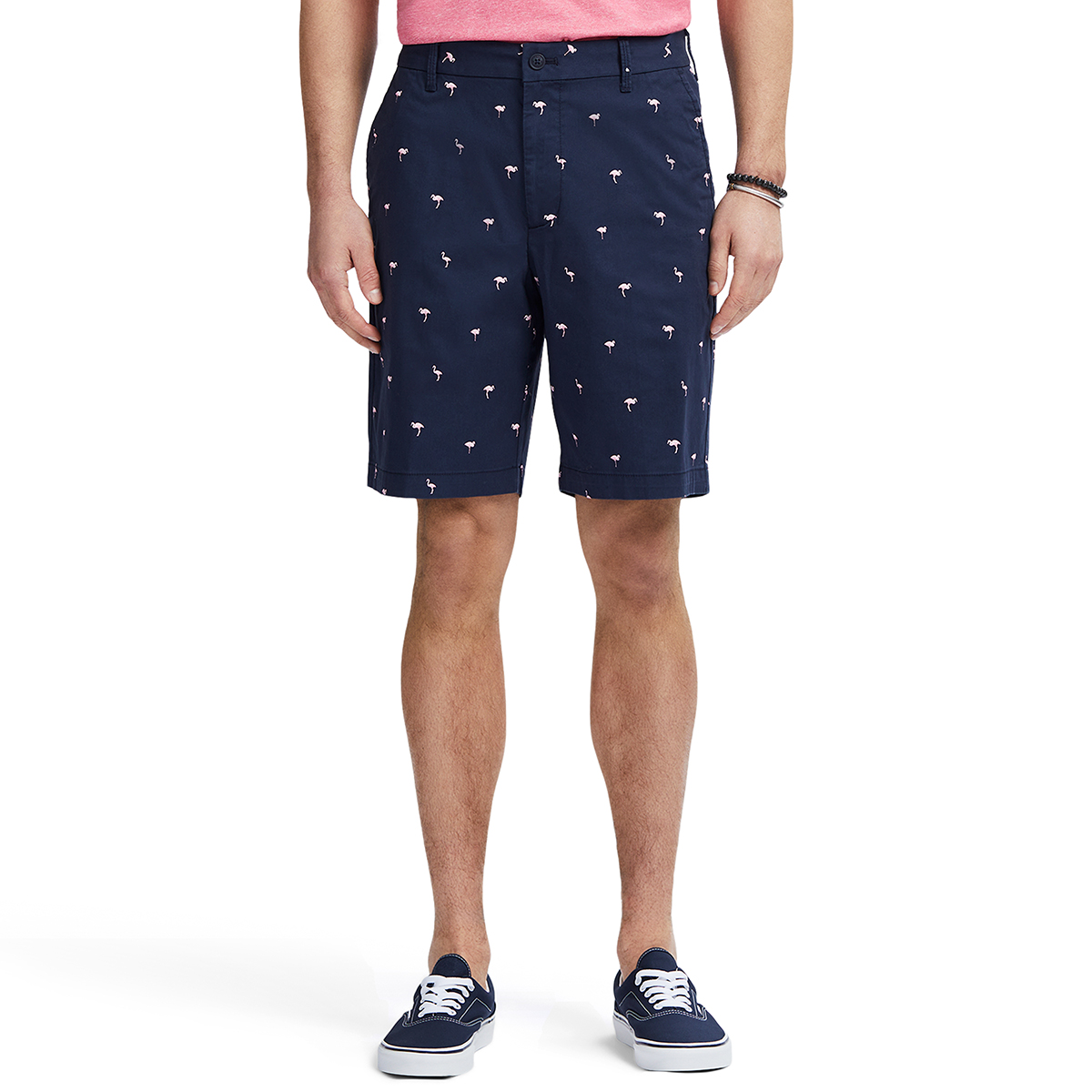 Izod Men's Flamingo Flat Front Shorts