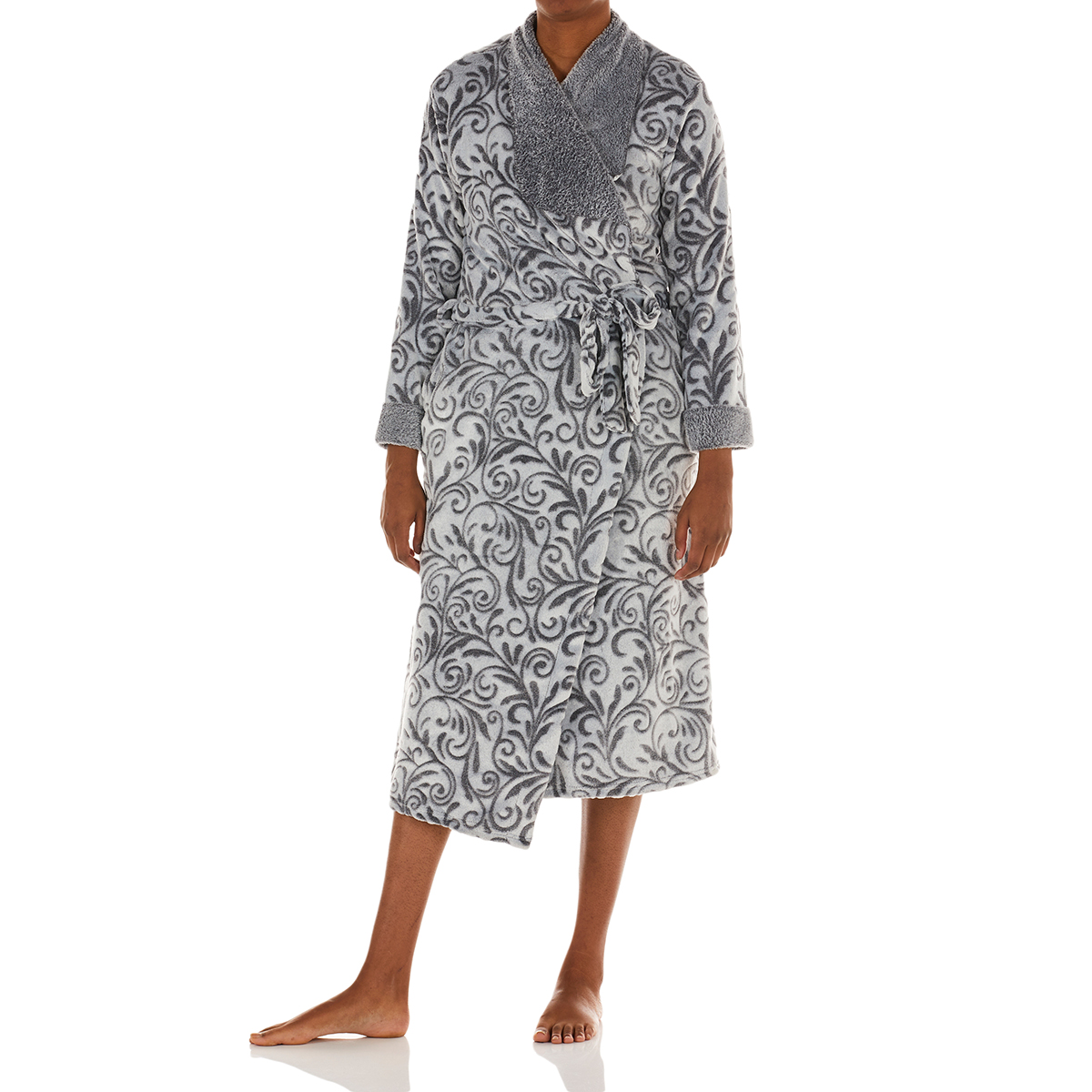 Rene Rofe Women's Frosted Fleece 48" Robe