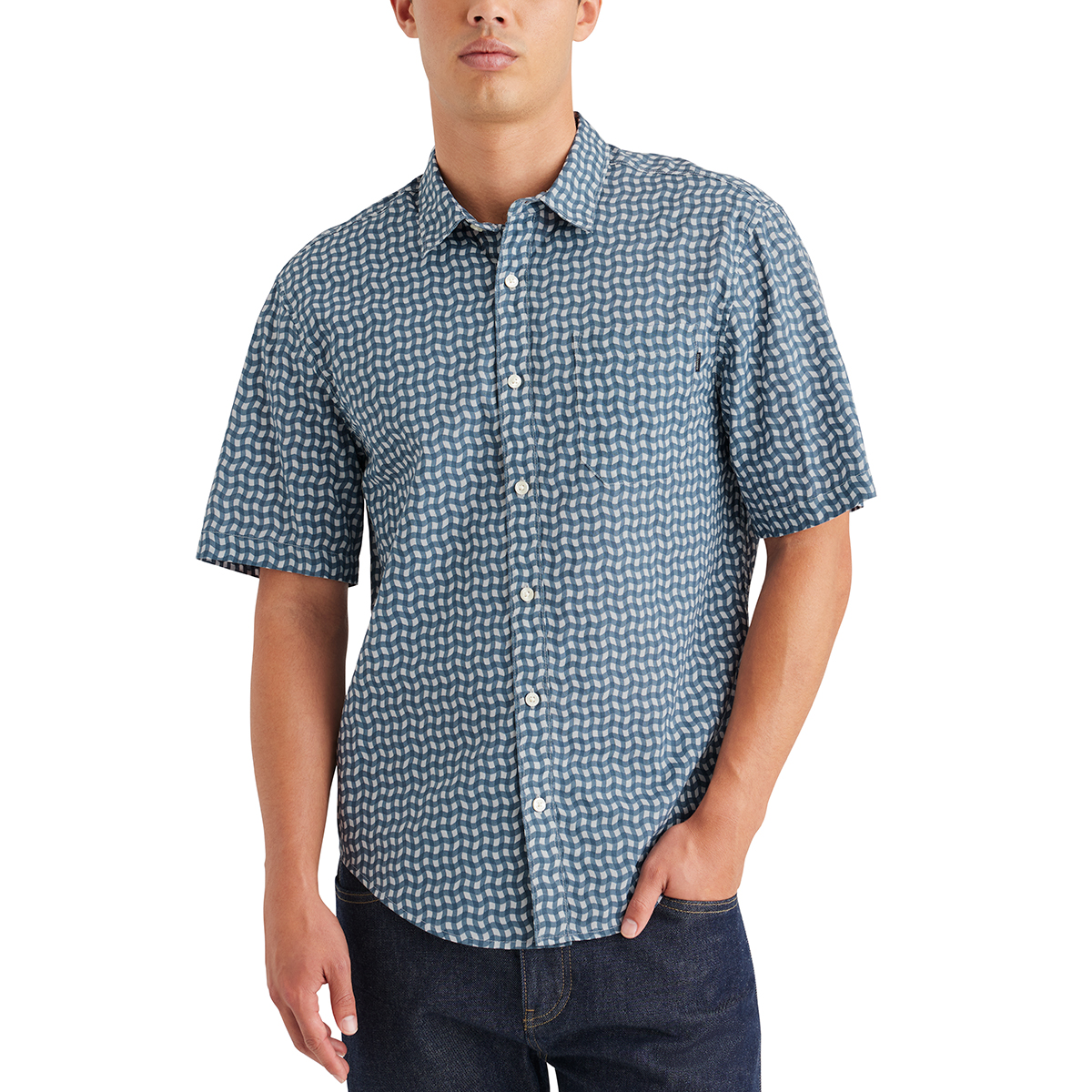 Dockers Men's Regular Fit Short-Sleeve Shirt