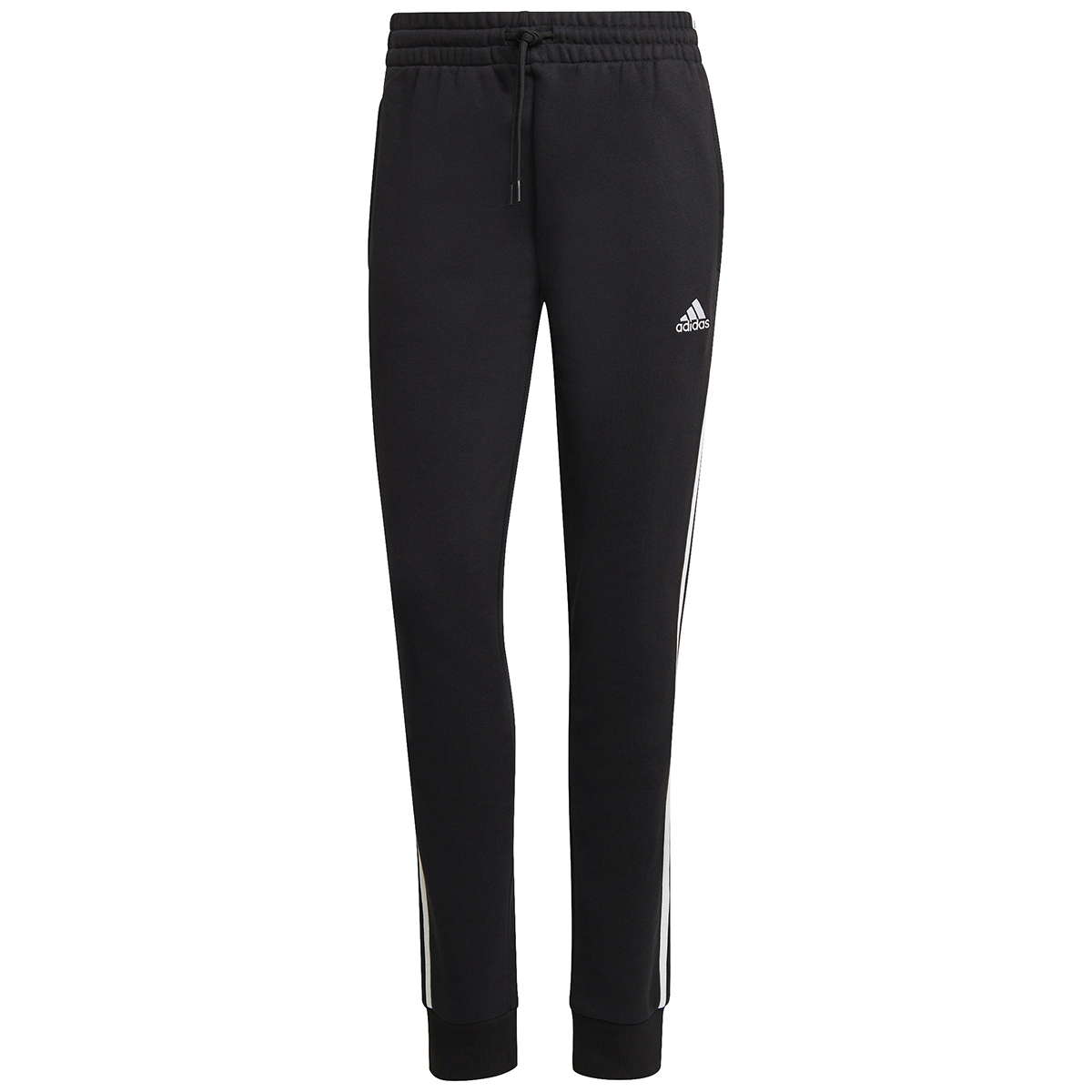adidas - Women's Essentials 3 Stripes French Terry Cuffed Pants