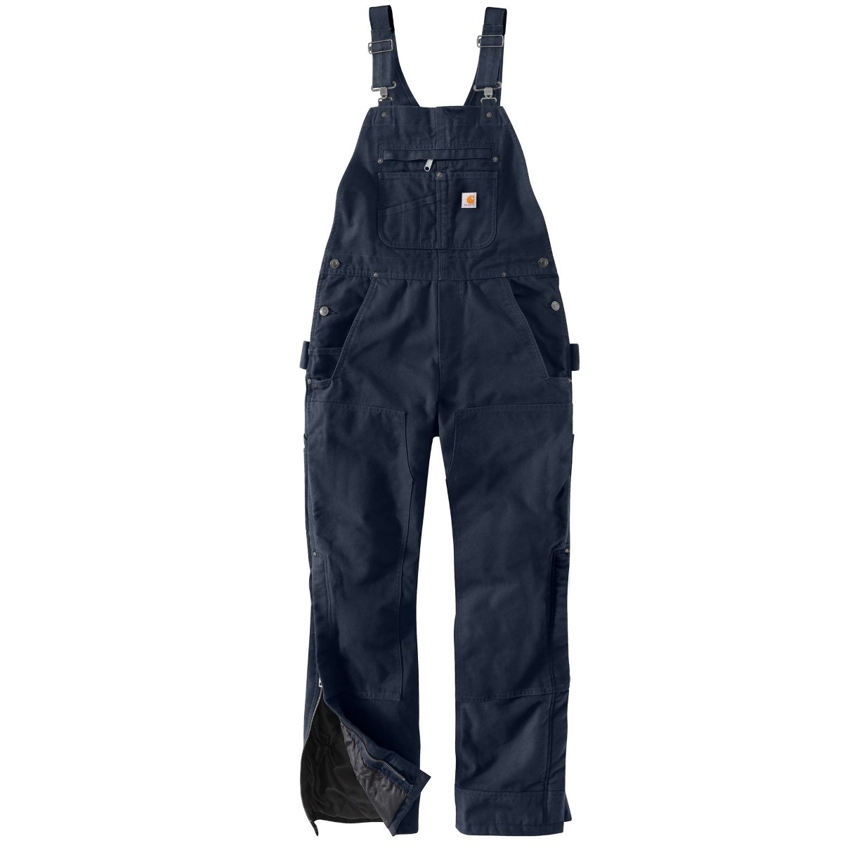 Carhartt Women's 104049 Relaxed Fit Washed Duck Insulated Bib Overall, Blue