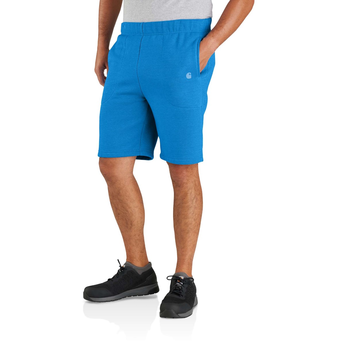 Carhartt Men's 105840 Relaxed Fit Midweight Fleece Shorts, Blue