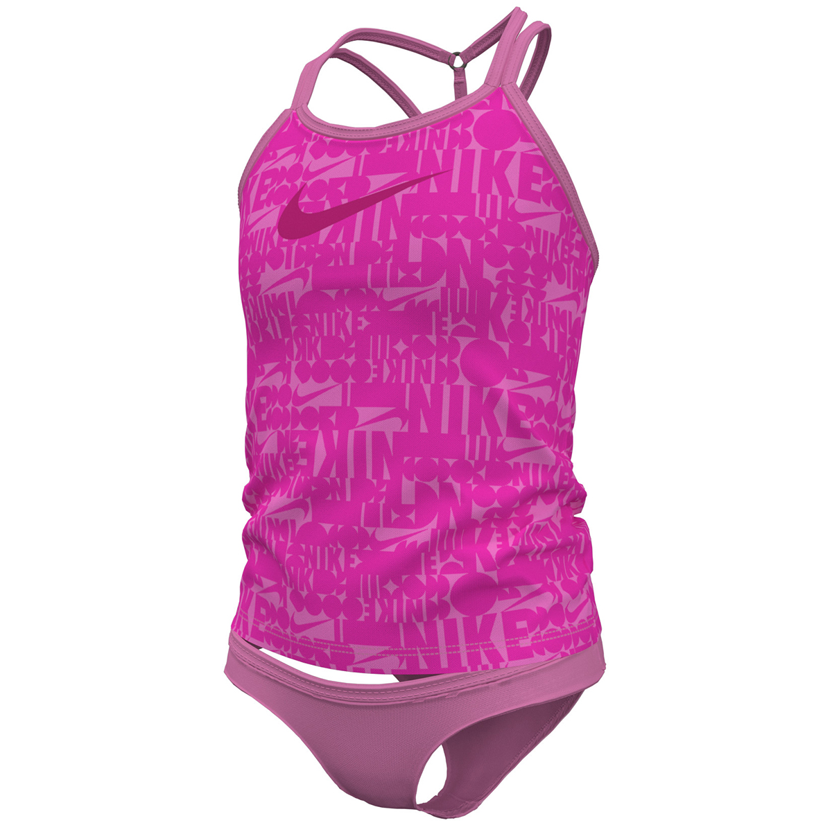 Nike Girls' Essential T-Crossback Tankini Set