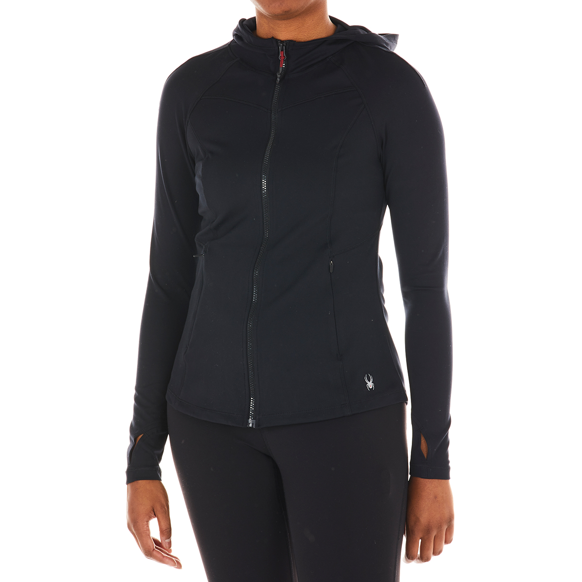 Spyder Women's Full-Zip Hooded Yoga Jacket