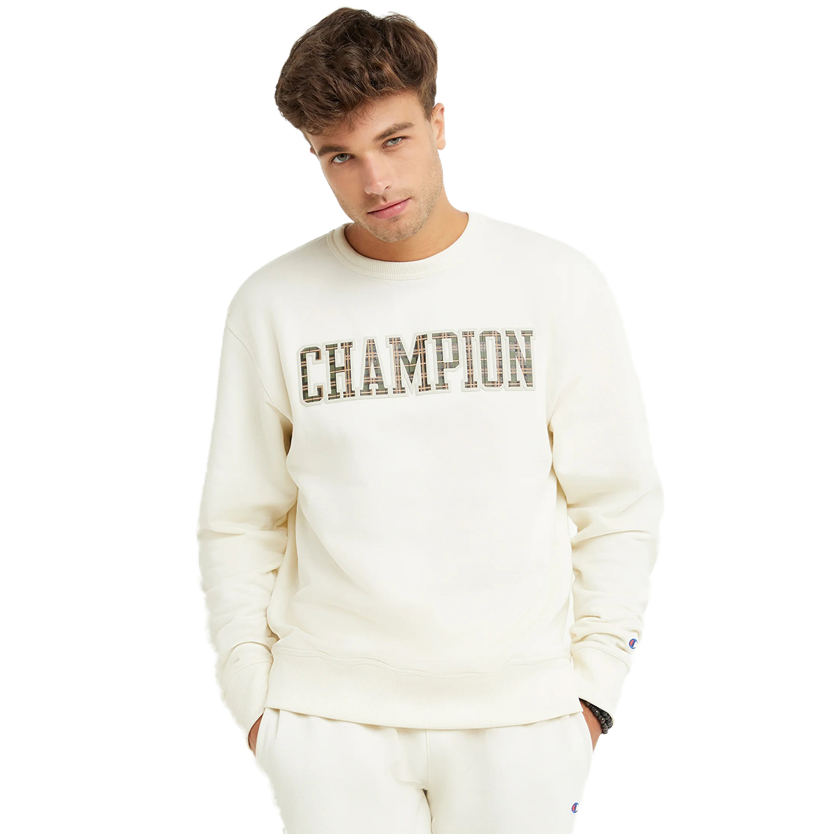 Champion Men's Powerblend Graphic Crew