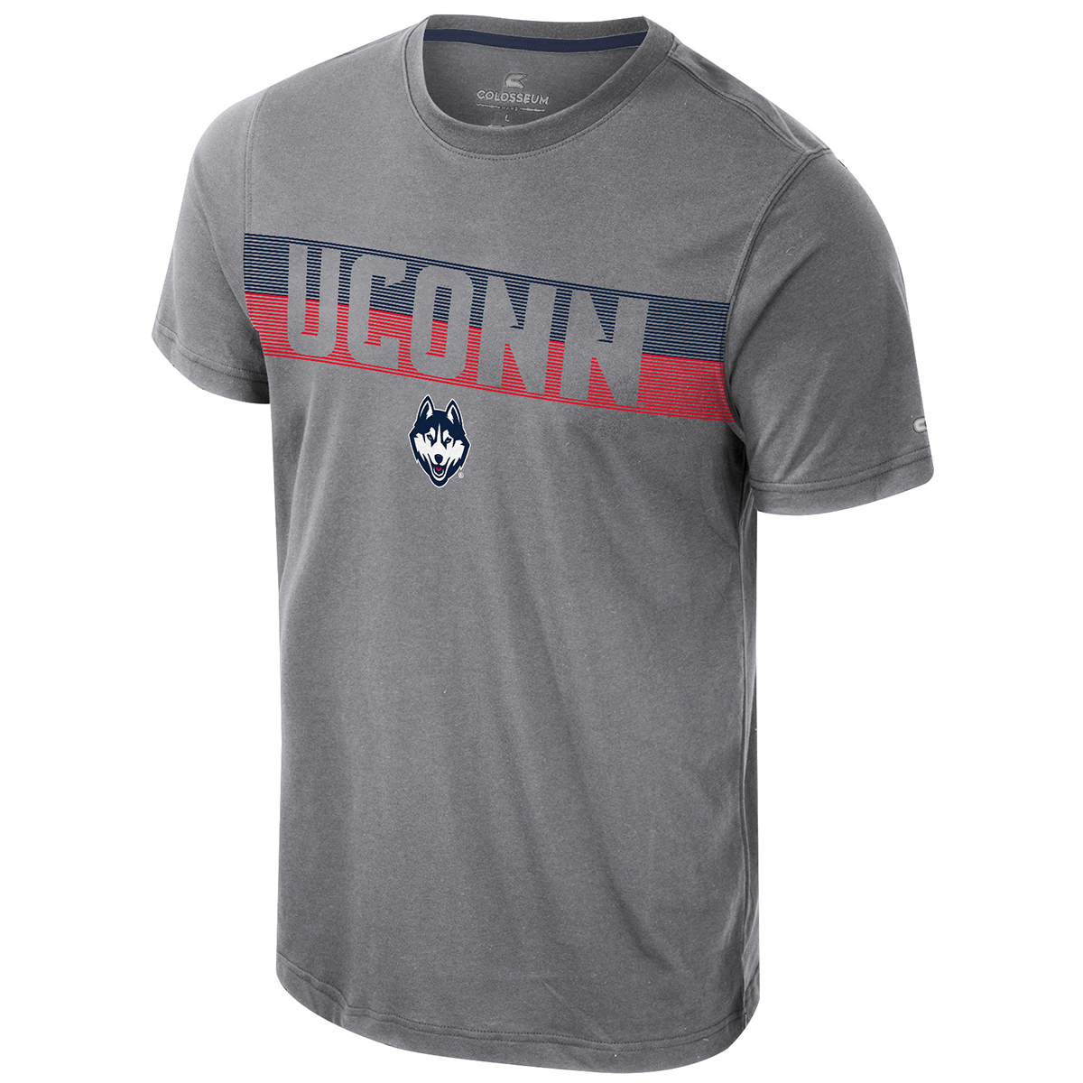 Uconn Men's Colosseum Russ Active Blend Short-Sleeve Tee