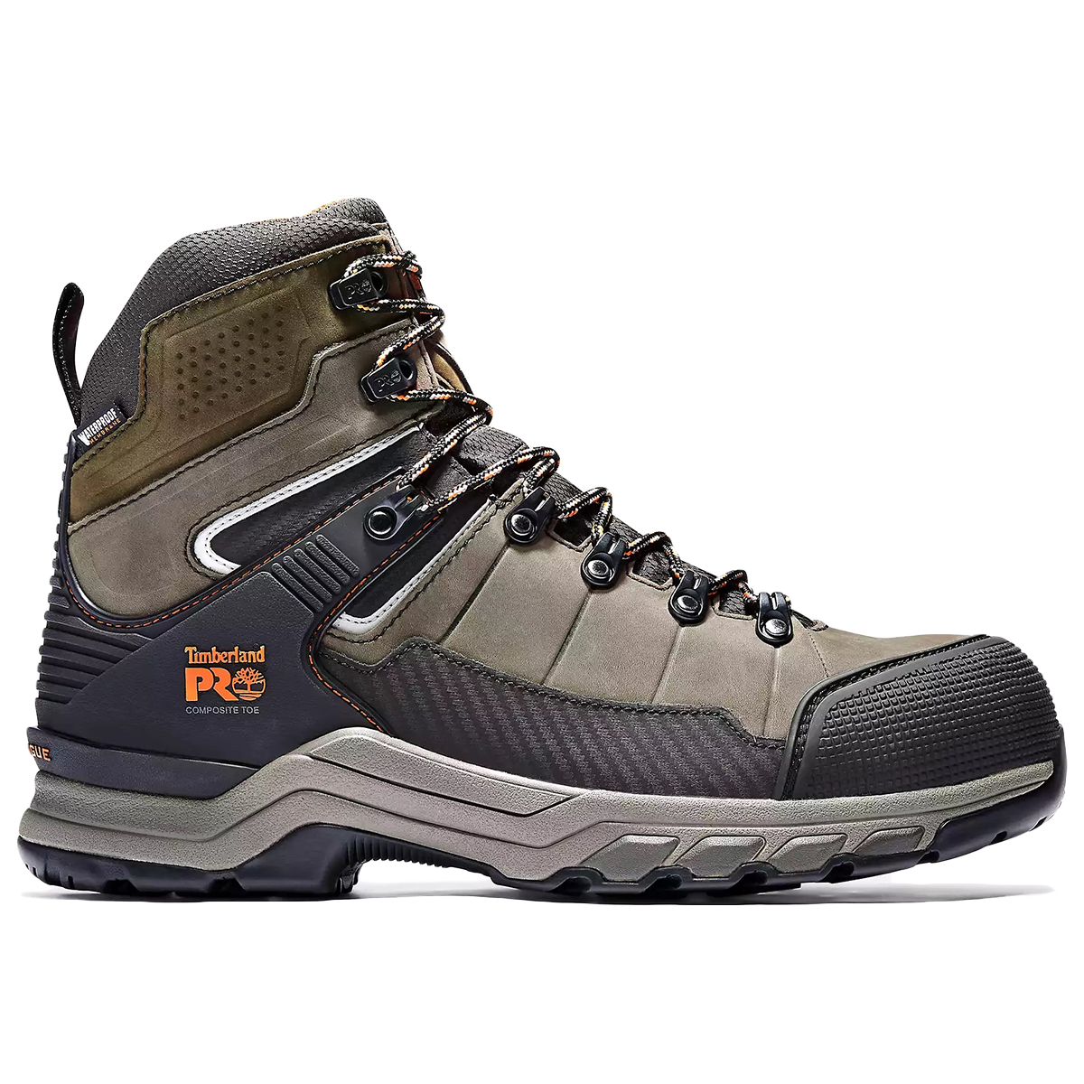 Timberland Pro Men's A25Gp 6" Hypercharge Comp Toe Waterproof Work Boots, Wide